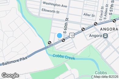 Map image of the property - 6015 Baltimore Ave