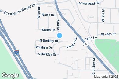 Map image of the property - 2214 N Berkley Dr