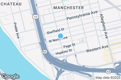 Map image of the property - 1339-2 W North Ave