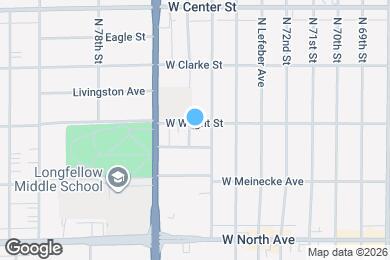 Map image of the property - 7425 W Wright St