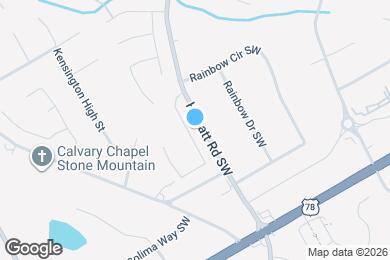 Map image of the property - 1980 Brook Enclave Trail