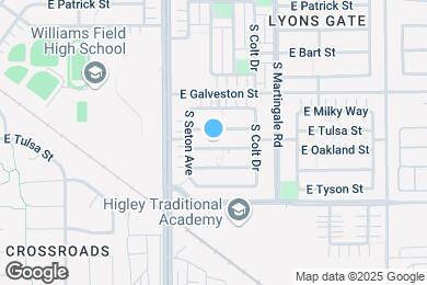 Map image of the property - 3282 E Oakland St