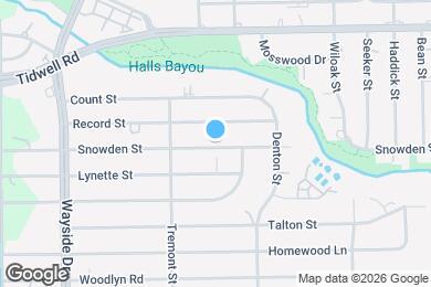 Map image of the property - 8137 Snowden St