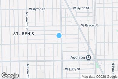 Map image of the property - 3710 N Damen Ave