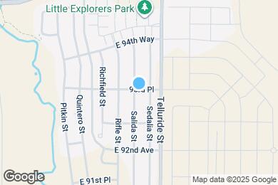 Map image of the property - 9342 Salida St