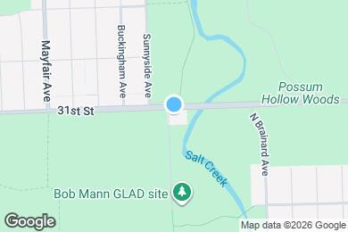 Map image of the property - 1110 W 31st St