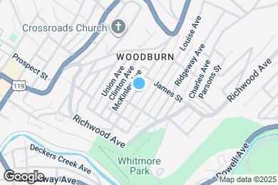 Map image of the property - 716 Monongalia Ave