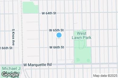 Map image of the property - 6531 S Kostner Ave