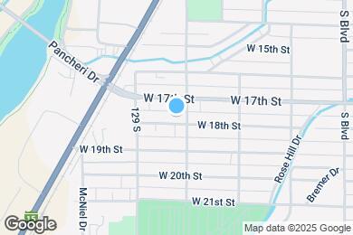 Map image of the property - 418 W 18th St