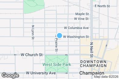Map image of the property - 309 W Washington