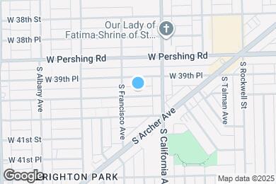 Map image of the property - 2836 W 40th St