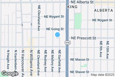 Map image of the property - 4423 NE Garfield Ave.