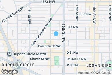 Map image of the property - 1625 R St NW