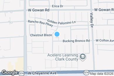 Map image of the property - 3415 White Stallion Ct