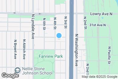 Map image of the property - 323 N 30th Ave