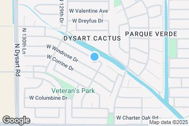 Map image of the property - 12813 W Aster Dr