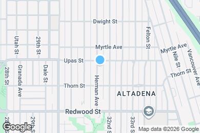 Map image of the property - 3375 Herman Ave