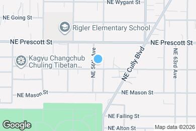 Map image of the property - 5611 NE Skidmore St