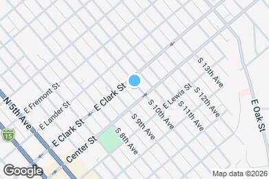 Map image of the property - 131 N 10th Ave