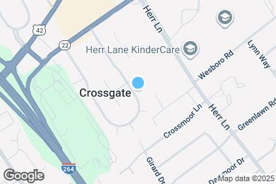 Map image of the property - 1813 Crossgate Ln
