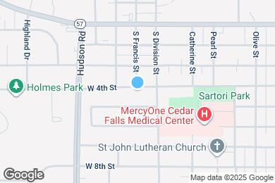 Map image of the property - 1324 W 4th St