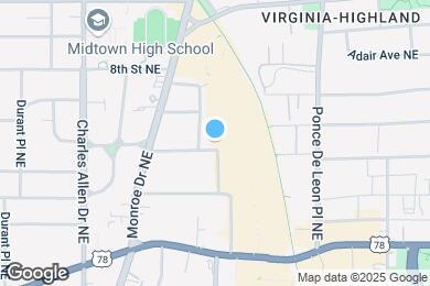 Map image of the property - 582 Greenwood Ave NE