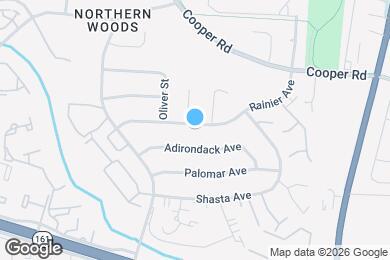 Map image of the property - 3129 Rainier Ave