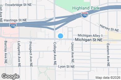 Map image of the property - 522 Michigan St NE