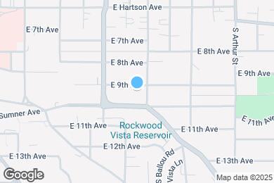 Map image of the property - 618 E 9th Ave