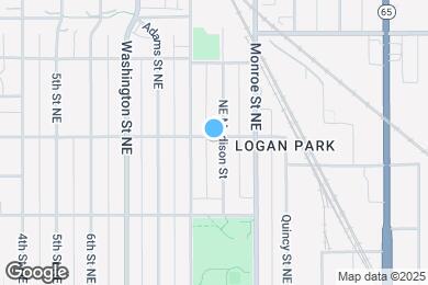 Map image of the property - 1430 Madison St NE