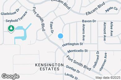 Map image of the property - 1510 Bavon Dr