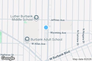 Map image of the property - 1717 N Hollywood Way