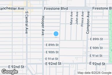 Map image of the property - 1255 E 88th Pl