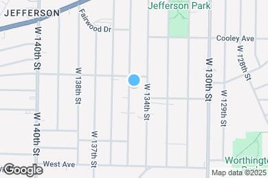 Map image of the property - 3763 W 135th St