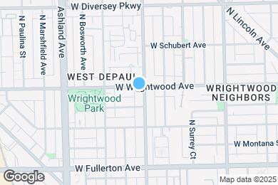 Map image of the property - 2552 N Southport Ave