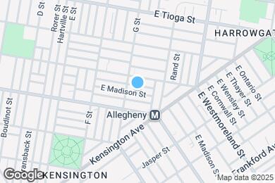 Map image of the property - 825 E Madison St
