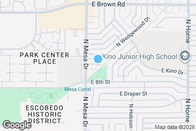 Map image of the property - 907 N Wedgewood Dr