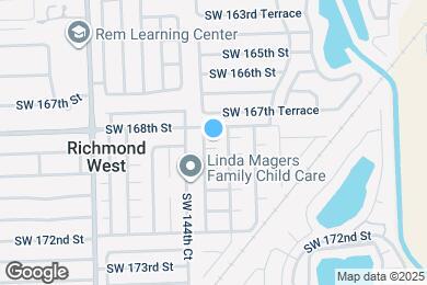 Map image of the property - 14351 SW 168th Ter