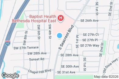 Map image of the property - OCEAN PARK SOUTH APARTMENTS  2861 S. SEACREST BLVD  BOYNTON BEACH, FL 33435