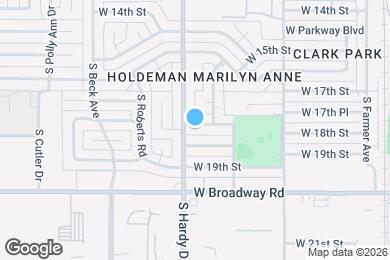 Map image of the property - 823 W 17th Pl