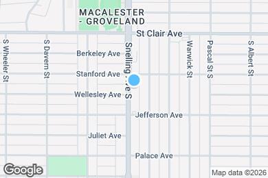 Map image of the property - 324 Snelling Ave S