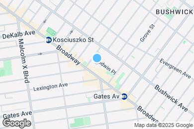 Map image of the property - Stunning Brand New Townhouse for Rent in Bushwick!