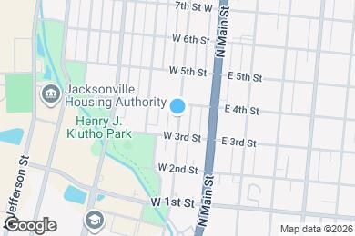 Map image of the property - 1334 N Laura St