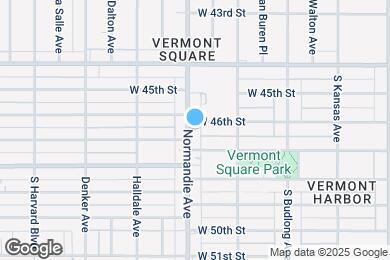 Map image of the property - 4606 S Normandie Ave