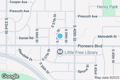 Map image of the property - 4220 S 38th St