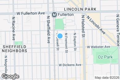 Map image of the property - 2227 N Bissell St