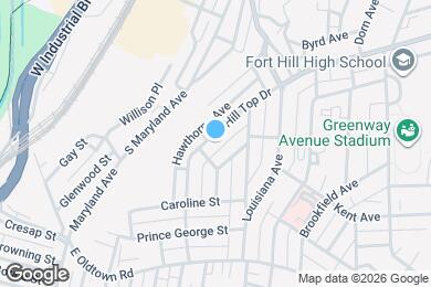 Map image of the property - 632 Hill Top Dr