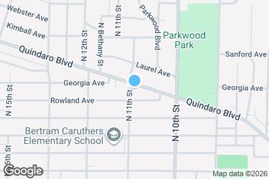Map image of the property - 2613 N 11th St