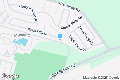 Map image of the property - 8618 Ridge Mile Dr