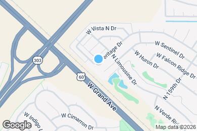 Map image of the property - 16181 W Heritage Dr